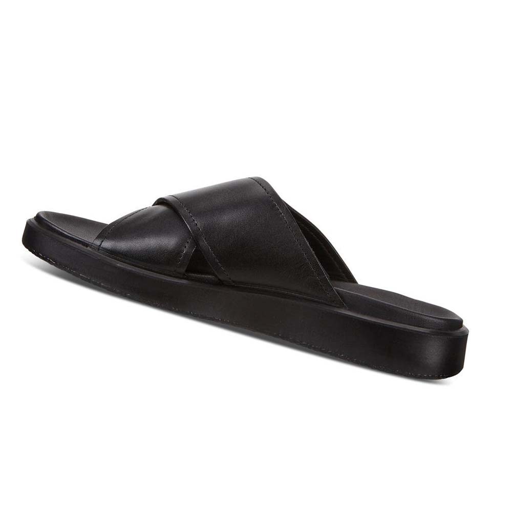 Men's Ecco Flowt Lx Sandals Black | Canada 589CTV